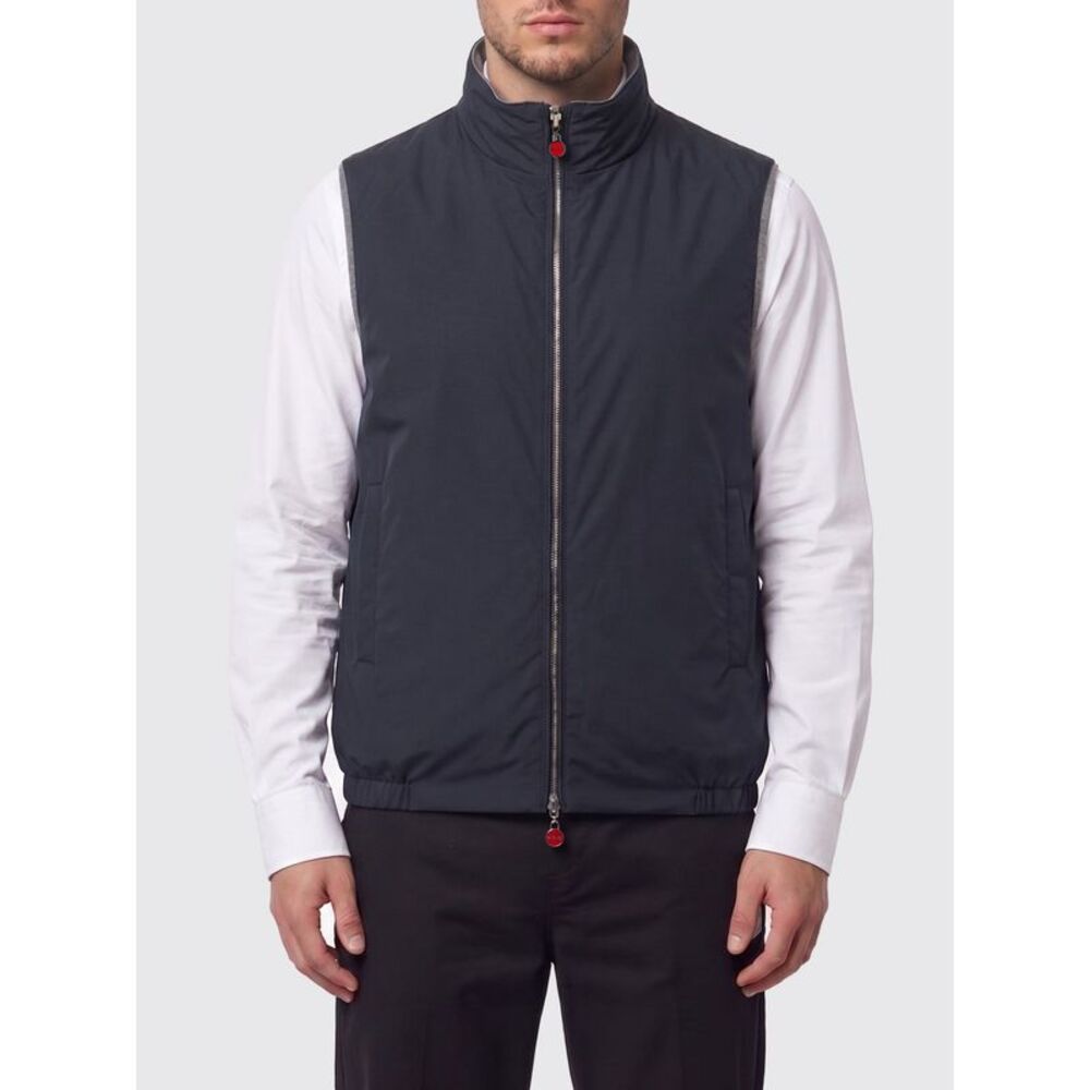 Kiton Suit Vest Men Blue